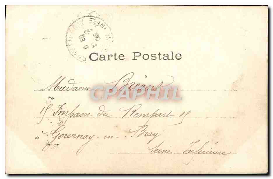 CPA Le Sommeil De Grand Maman Enfant — Rückseite
