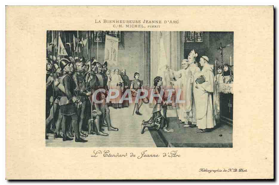 CPA La Bienheureuse Jeanne D'Arc L'etendard de Jeanne d'arc