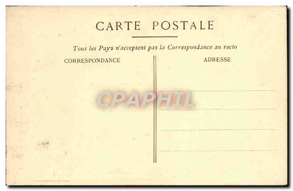 CPA Bertrand Du Guesclin et sa Femme Tiphaine de Raguenel Mont Saint Michel — Verso