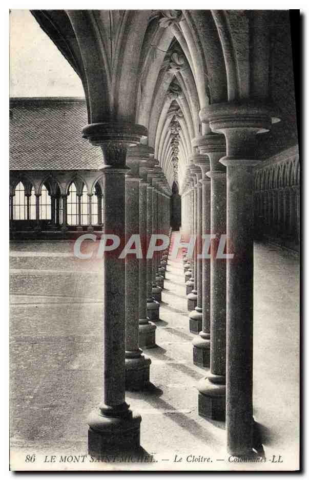 CPA Le Mont Saint Michel Le Cloitre 