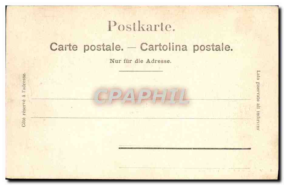 CPA Le Sidobre Chaos de la Rouquette — Rückseite
