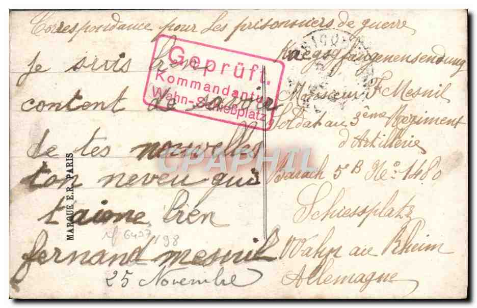 CPA Fantaisie Fleurs Bateau — Verso