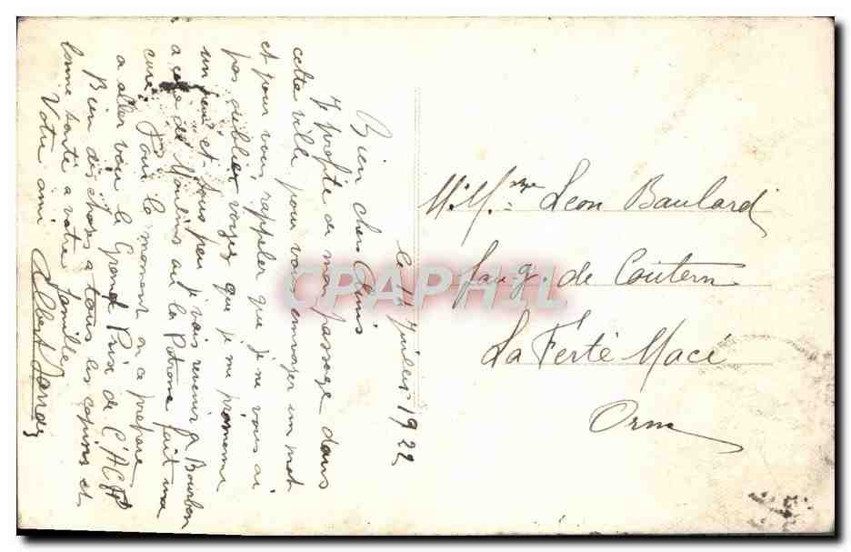 CPA Strasbourg Cathedrale Tympan du grand portail — Verso