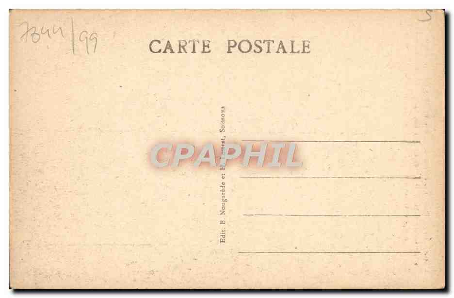 CPA Chemin des Dames Plateau de Craonnelle Superbe Stele elevee a la memoire de la 36eme DI Militaria  — Verso