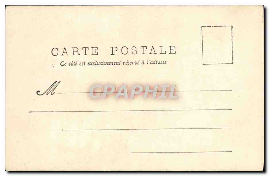 CPA Fantaisie Enfant Moine — Verso