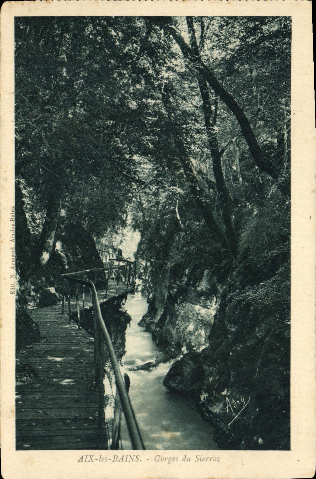 CPA Aix Les Bains Gorges du Sierroz