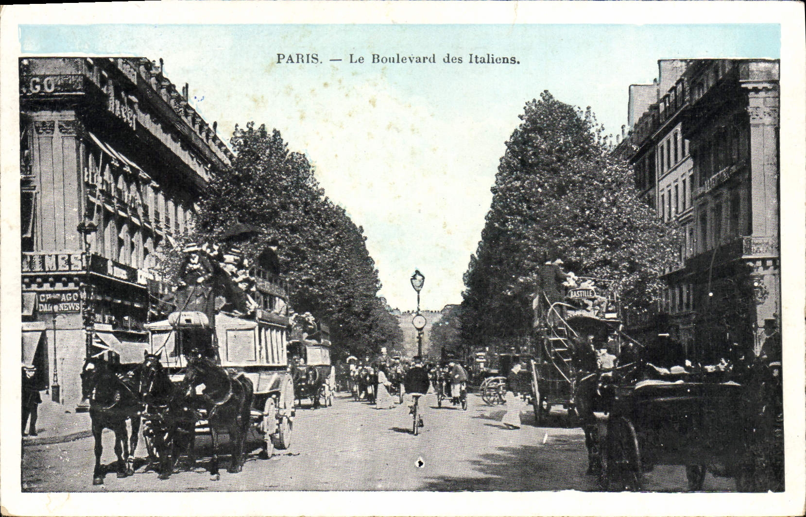 CPA Paris Le Boulevard Des Italiens