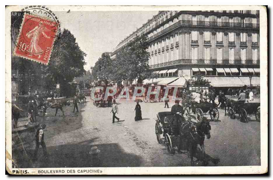 CPA Paris Boulevard Des Capucines