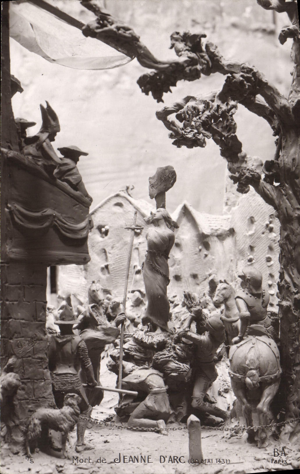 CPA Mort De Jeanne d'Arc