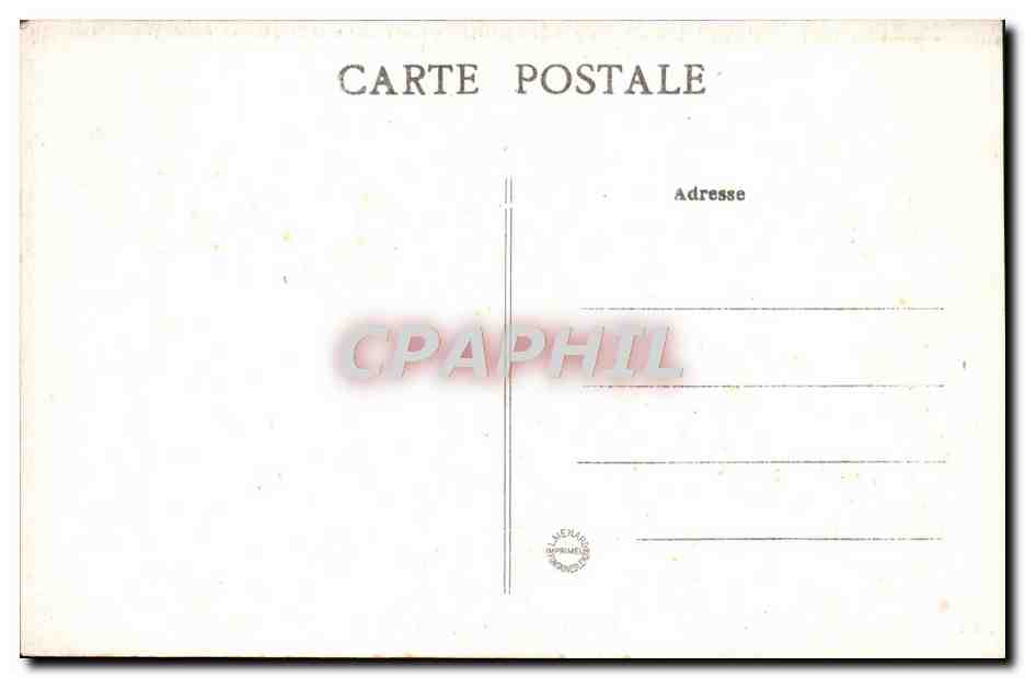 Palais de Fontainebleau — Chambre à coucher du Pape Pie VIII — n°61 — Verso