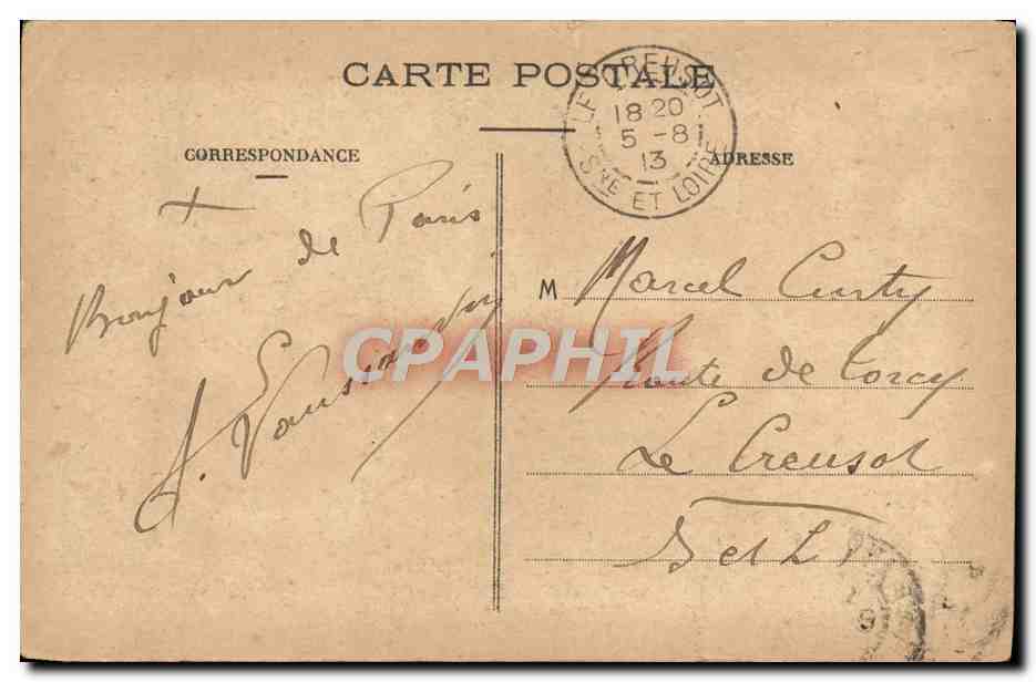 CPA Vierge Immaculee Murillo — Rückseite