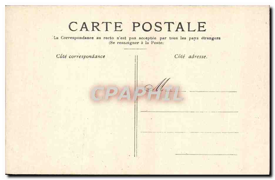 CPA Paris Le Grand Palais Champs Elysees — Verso
