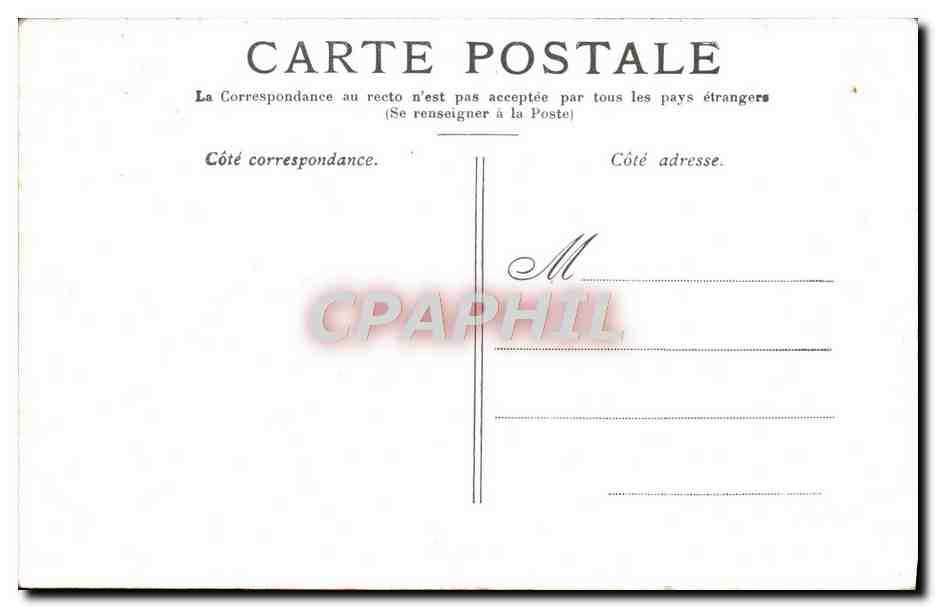 CPA Paris Le Grand Palais — Verso