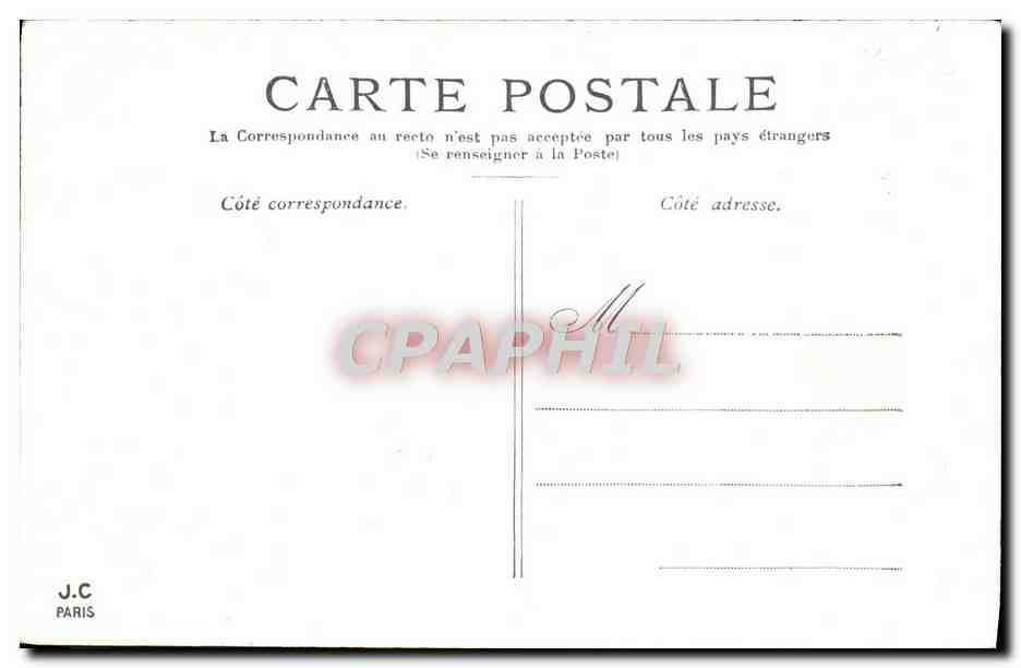 CPA Paris Le Grand Palais — Rückseite