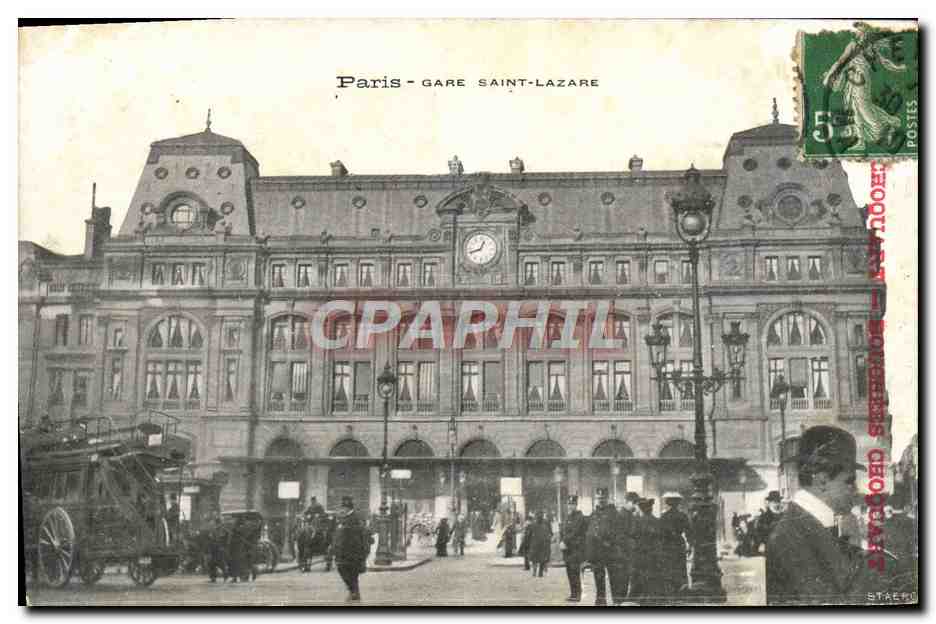 CPA Paris Gare Saint Lazare