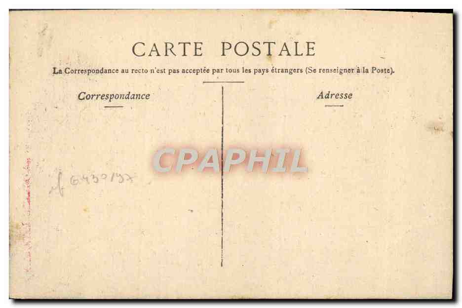 CPA Paris Gare Saint Lazare — Rückseite