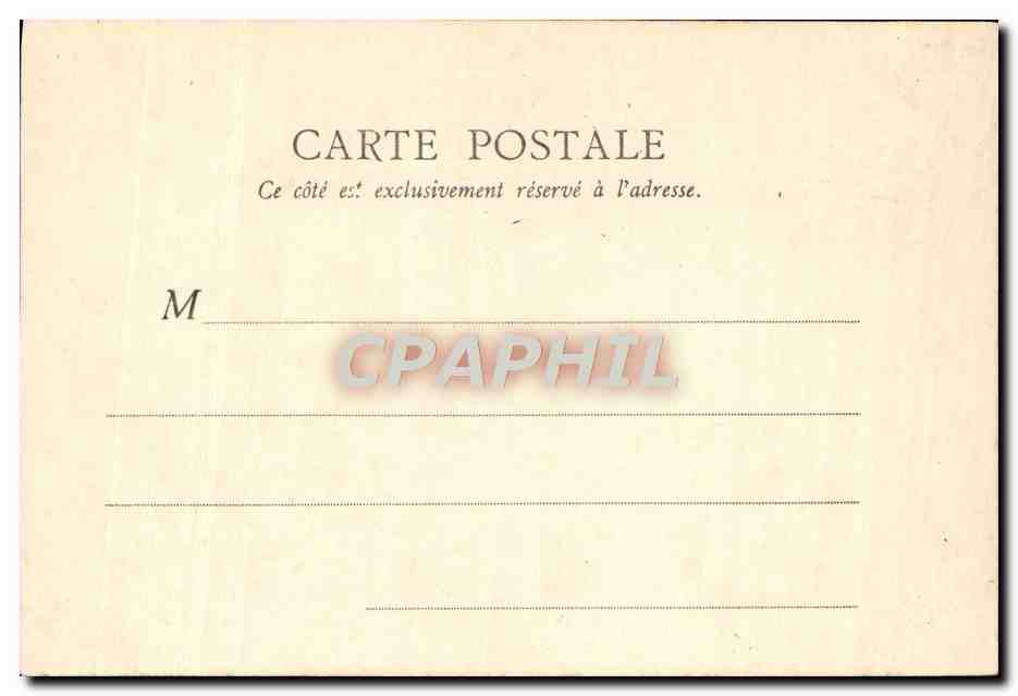 CPA Paris Le Louvre Porte Jean Goujon — Rückseite