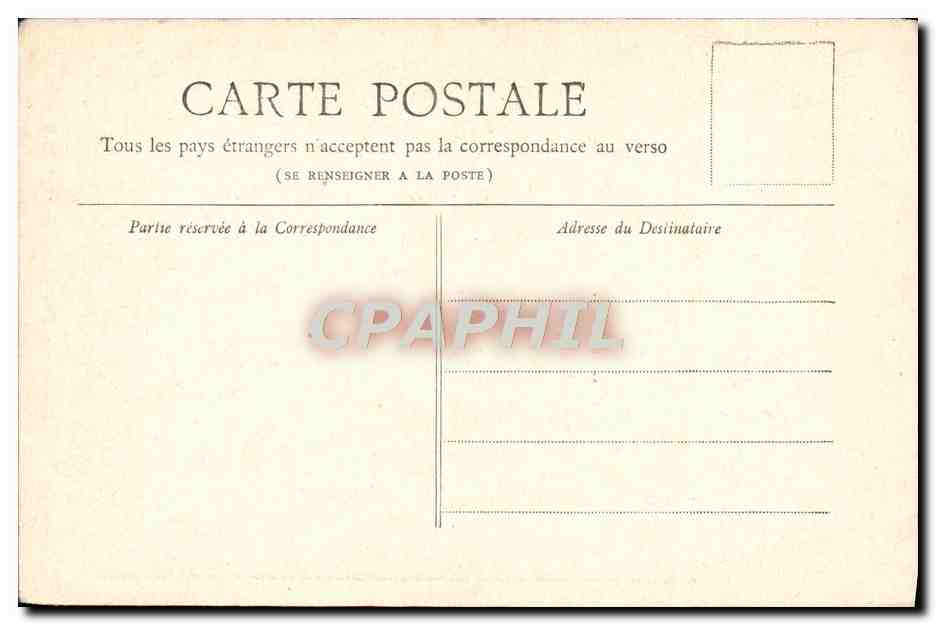 CPA Paris Le Lion De Belfort — Rückseite