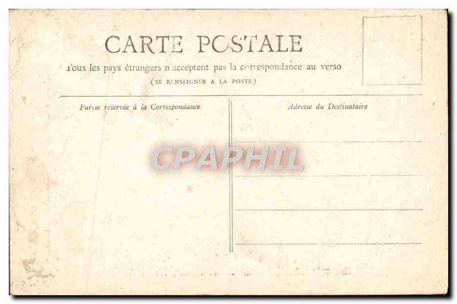 CPA Paris Le Lion De Belfort — Rückseite