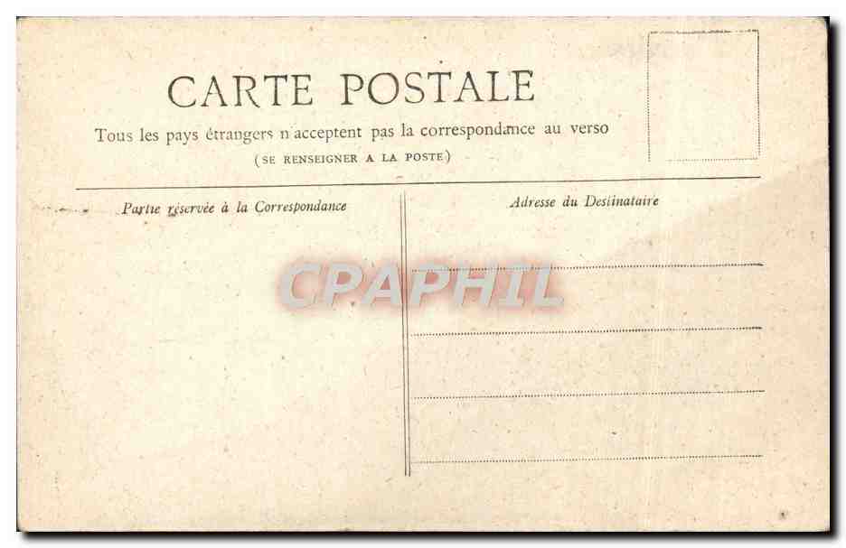CPA Paris Le Lion De Belfort — Rückseite