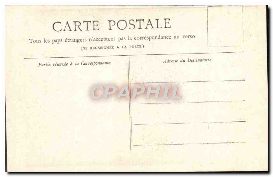 CPA Paris Le Lion De Belfort — Rückseite