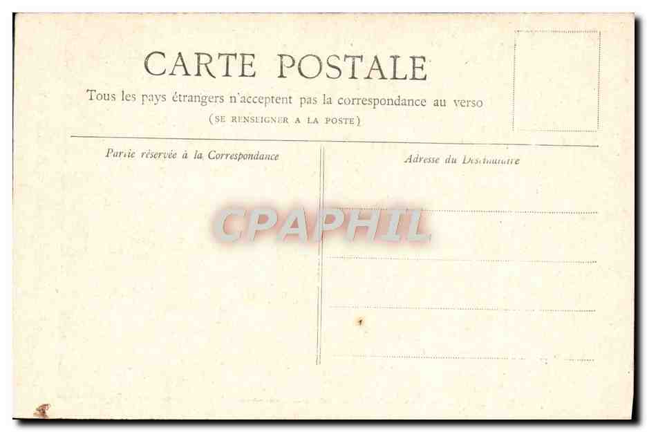 CPA Paris Le Lion De Belfort — Rückseite