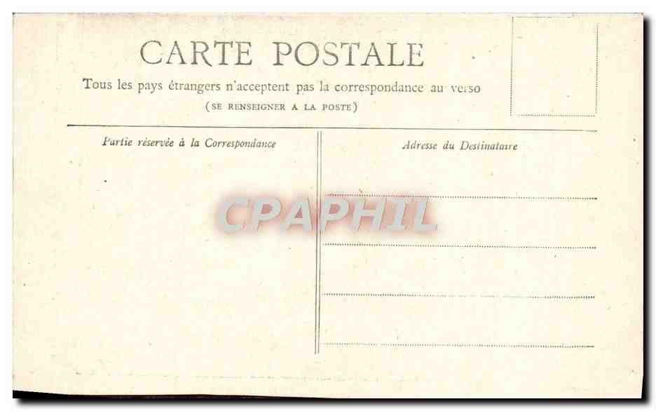 CPA Paris Le Lion De Belfort — Rückseite