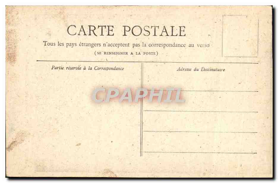 CPA Paris Le Lion De Belfort — Rückseite