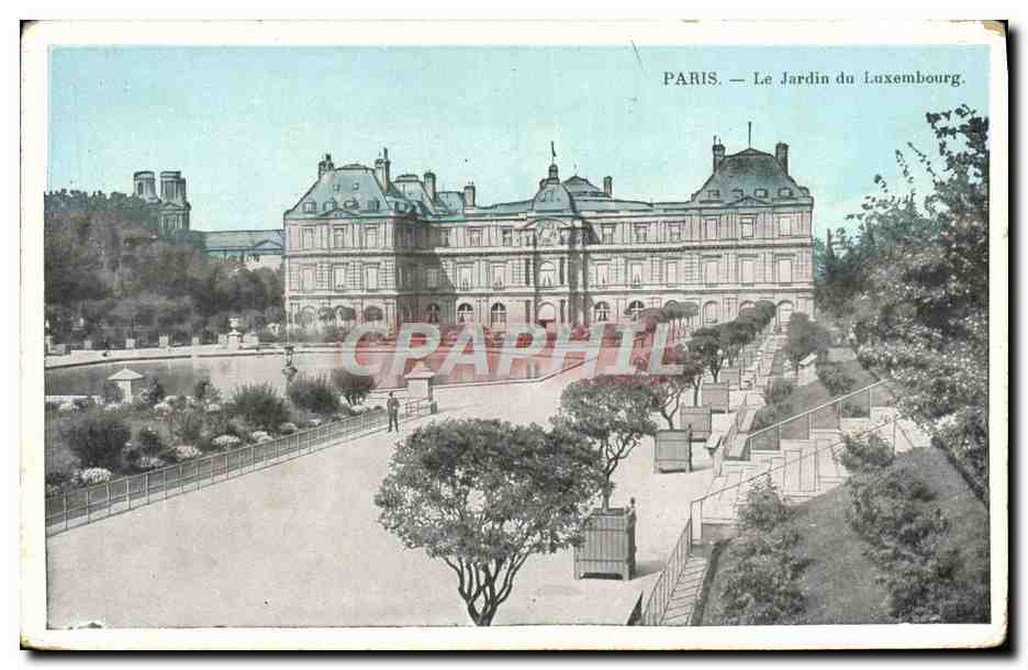 CPA Paris Le Jardin Du Luxembourg