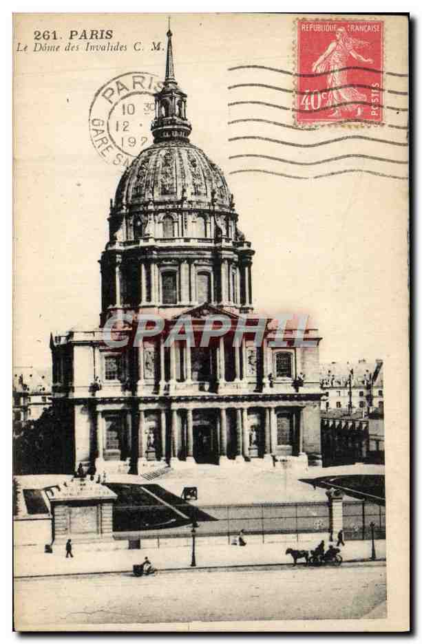 CPA Paris Le Dome Des Invalides