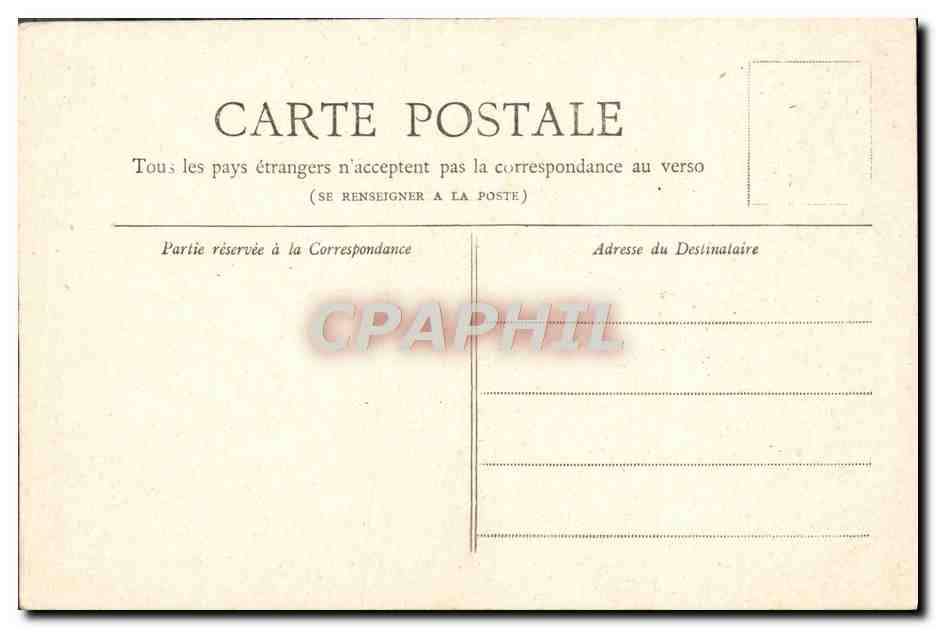 CPA Paris Les Invalides — Rückseite