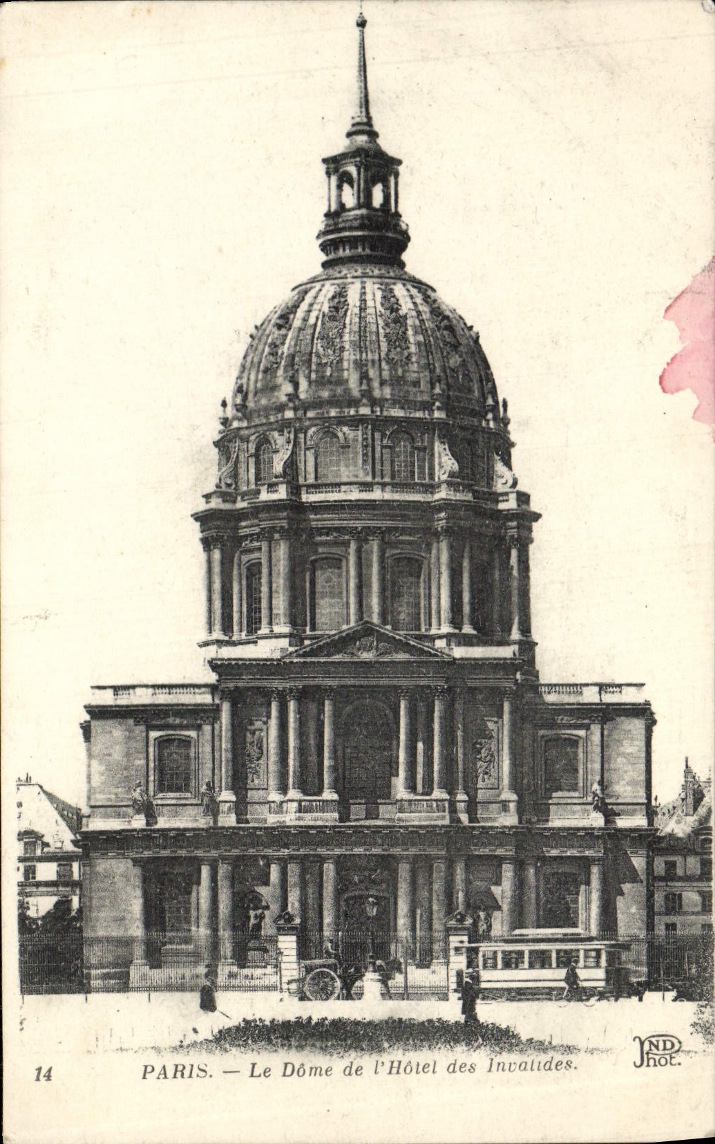 CPA Paris Le Dome De l'Hotel Des Invalides