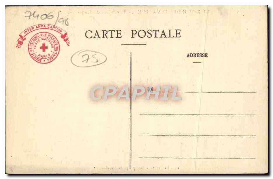 CPA Le Dome Des Invalides Le Tombeau De Napoleon 1er Paris — Verso