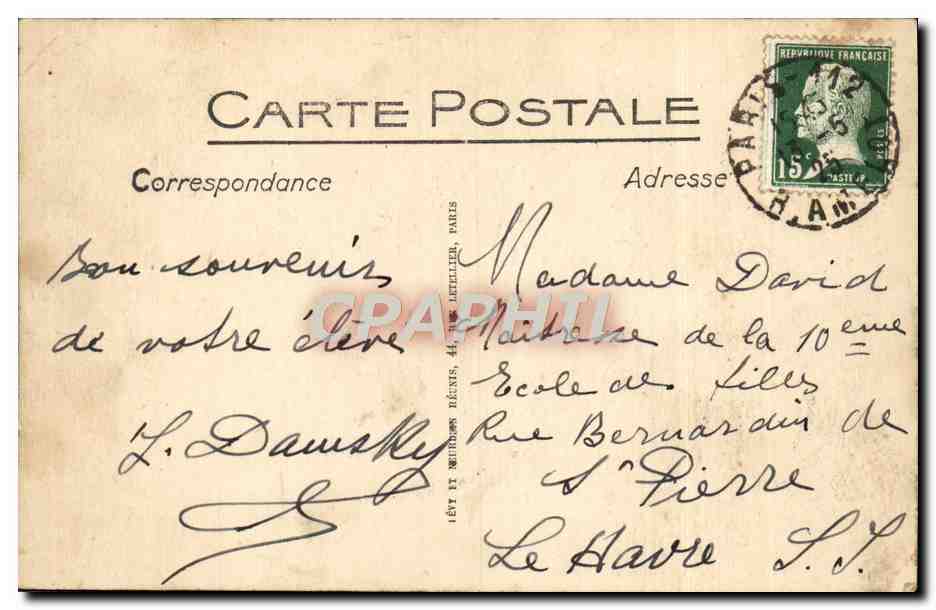 CPA Paris L'Hotel Des Invalides Le Tombeau De Napoleon 1er Le sarcophage — Rückseite