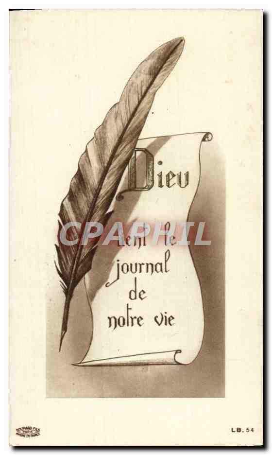 Image pieuse Dieu tient Le Journal De Notre Vie