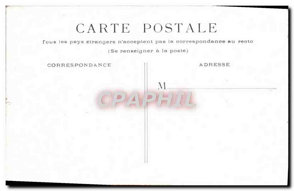 CPA Paris Invalides — Verso