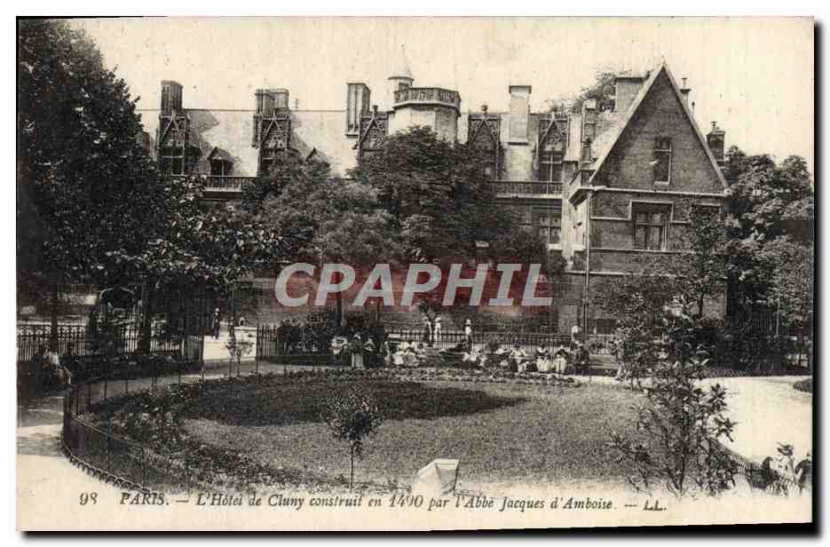 CPA Paris L'Hotel De Cluny