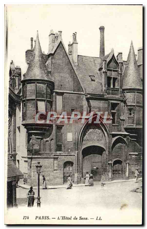 CPA Paris L'Hotel De Sens
