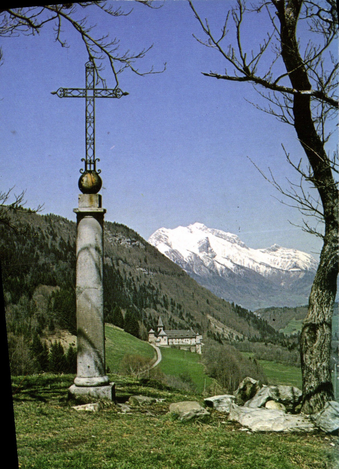 Abbaye de Tamié — Vue de la Croix des Chaumes — Cliché CPAPHIL n°117
