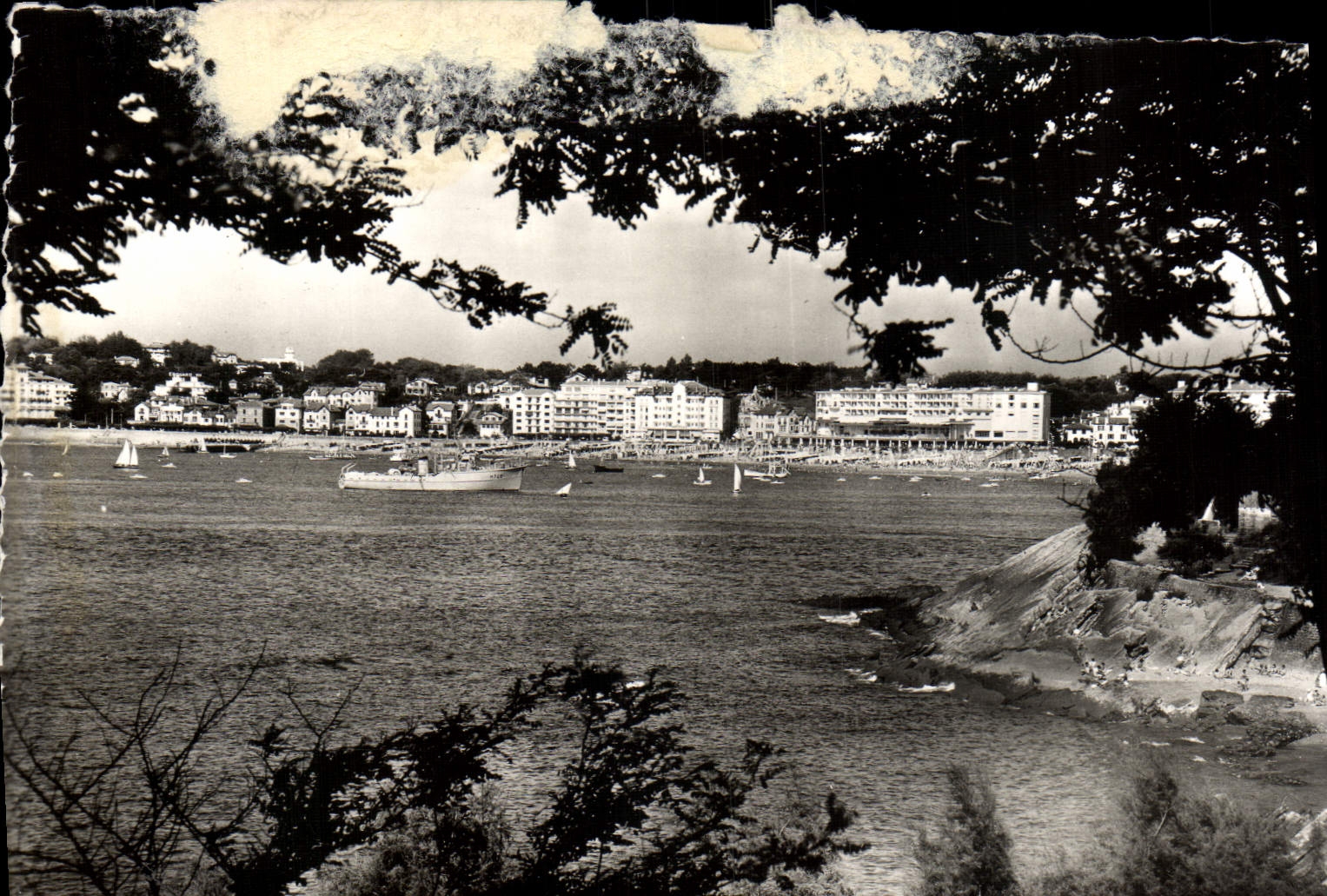 Saint Jean de Luz — Vue générale depuis la Réserve de Ciboure — Éditions Lyon Lumière