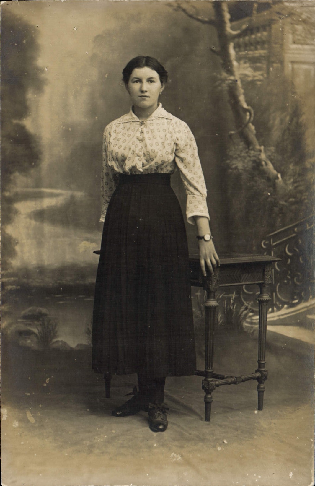 CARTE PHOTO Femme