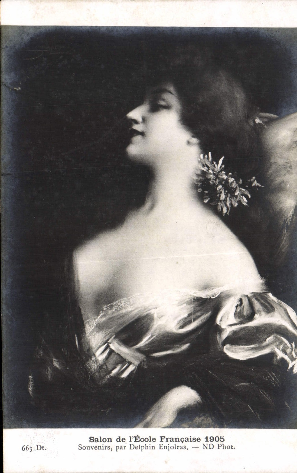CPA Salon De l'Ecole Francaise 1905 Souvenirs Par Delphin Enjolras