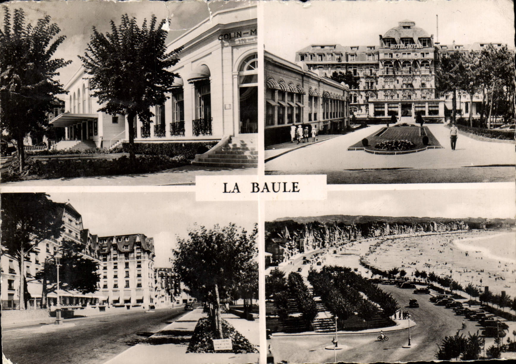 CPM La Baule Casino Hotel Royal Hotel de l'Ermitage Vue prise du Majestic
