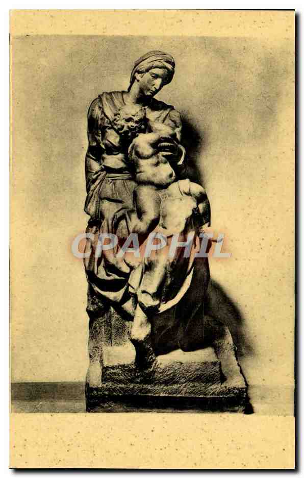 Vierge à l'Enfant — Michel-Ange (inachevée) — Éditeur Nathan, n° 4