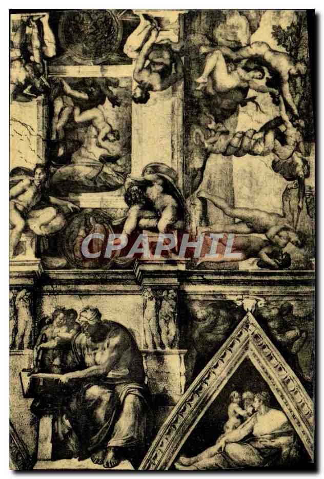 La Création de la Femme — La Sibylle de Cumes — La Famille d'Ézéchias — Michel-Ange Buonarroti — Série S-VII, No 11