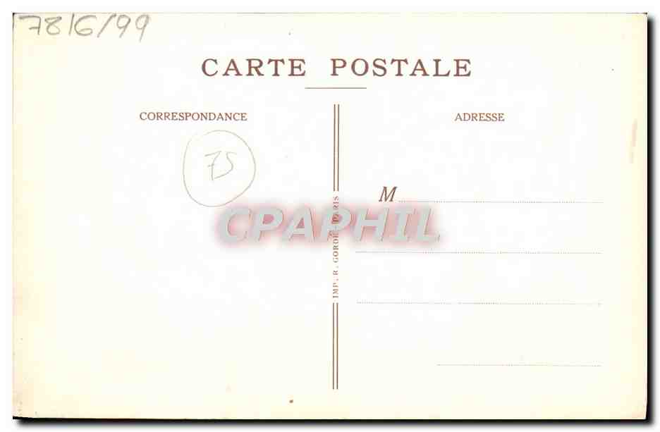 CPA Incendie des halles d'Ypres 26 novembre 1914 — Rückseite