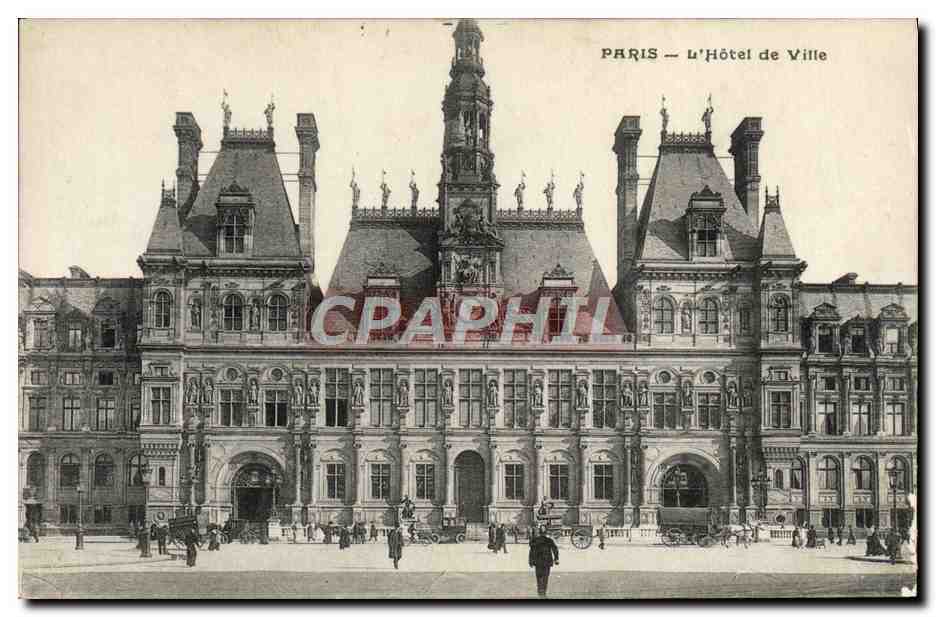 CPA Paris L'Hotel De Ville