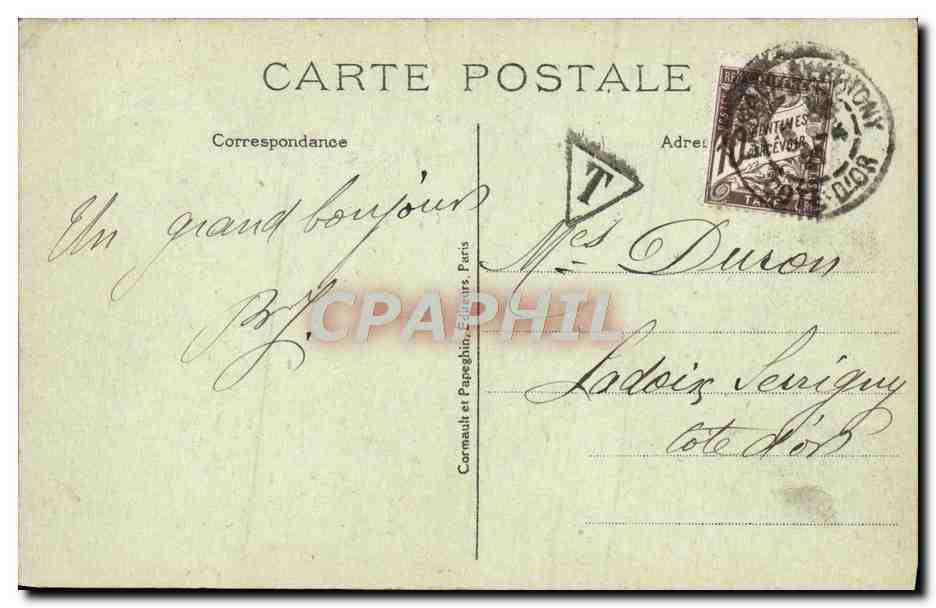 CPA Paris L'Hotel De Ville Et Le Pont D'Arcole — Rückseite