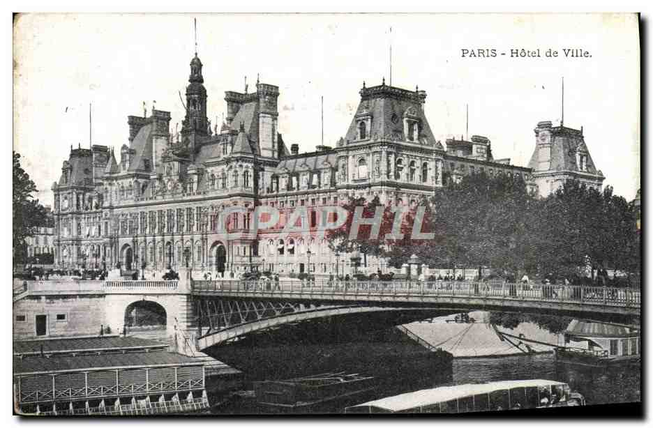 CPA Paris L'Hotel De Ville