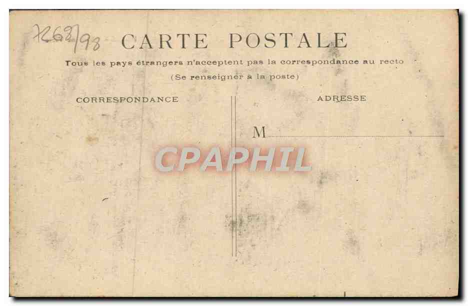 CPA Paris L'Hotel De Ville — Rückseite